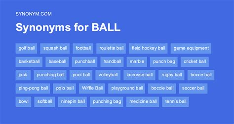 sure ball synonym